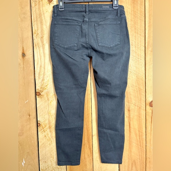 Lila Ryan Low Rise Black Stretch Skinny Jeans size 27 Petite Faux Front Pockets - Picture 3 of 9